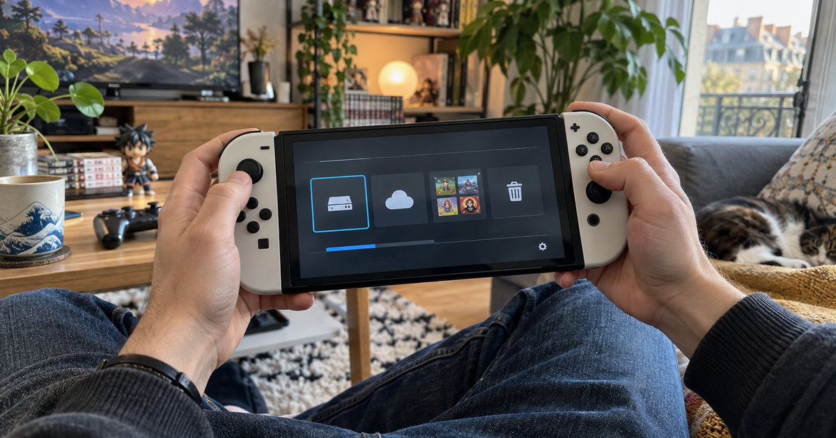 Comment supprimer un jeu sur Switch sans perdre sa sauvegarde
